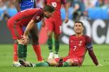 Cristiano Ronaldo lesionado na final do Europeu 2016