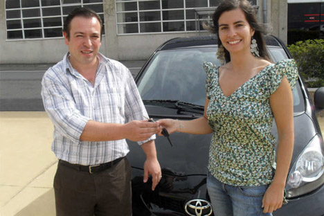 Liga Relvado: Ricardo Calisto recebe chave do Toyota