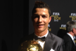 Cristiano Ronaldo com Bola de Ouro 2013