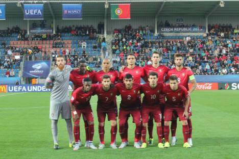 Seleção sub-21 frente a Itália, 2015