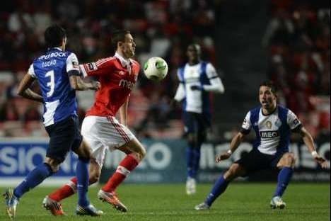 Benfica-FC Porto (13/01/13): Matic vs Lucho