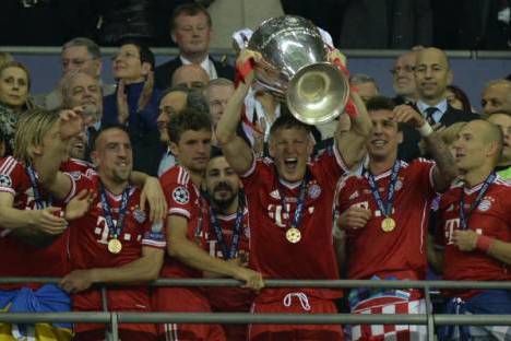 Bayern de Munique levanta a taça da Liga dos Campeões 2012/13