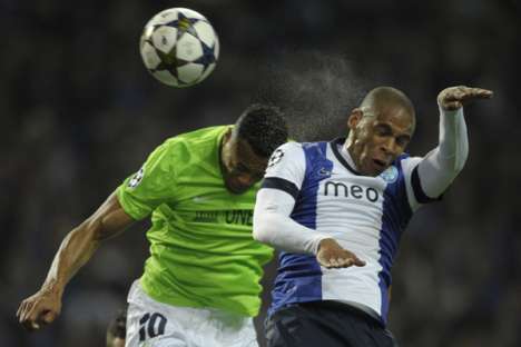 FC Porto vs Málaga: Fernando e Júlio Baptista